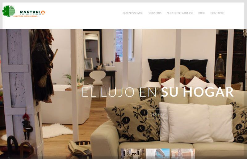 Diseño web profesional en Salamanca de Rastrelo