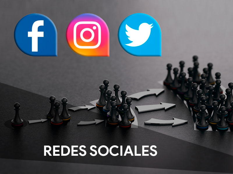 Redes sociales (Facebook, Instagram y Twitter)