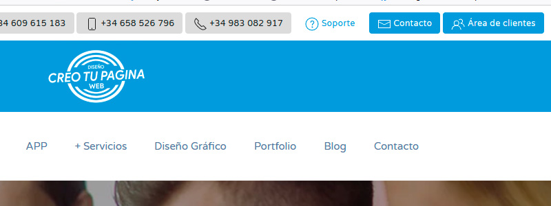 Área privada. Diseño web personalizado en Valladolid