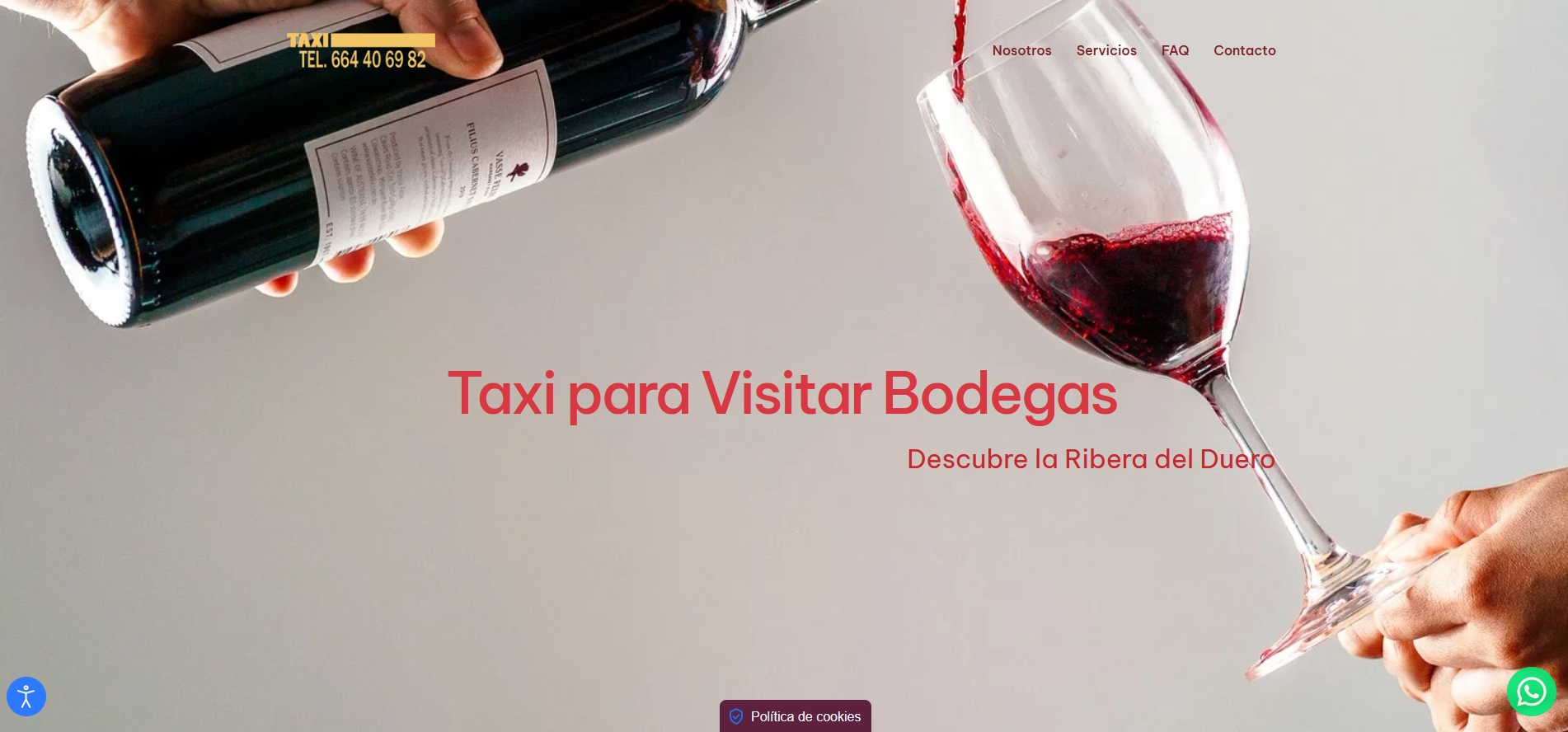 Eno Taxi Cuéllar!! Nueva web para visitar bodegas en taxi con salida desde Cuéllar!!