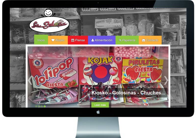 Página web Kiosco La Golosa en Zaratán