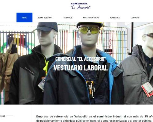 Página web Comercial el accesorio