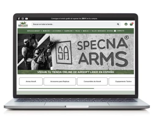 Diseño de tienda online en Laguna de Duero VSGun