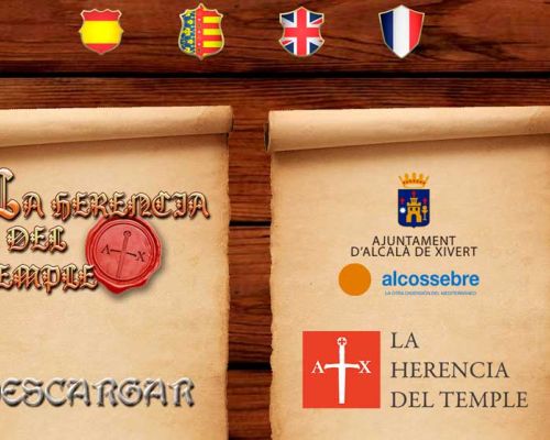 Página web la herencia del temple Aplicación interactiva