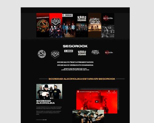 Pagina web segorock