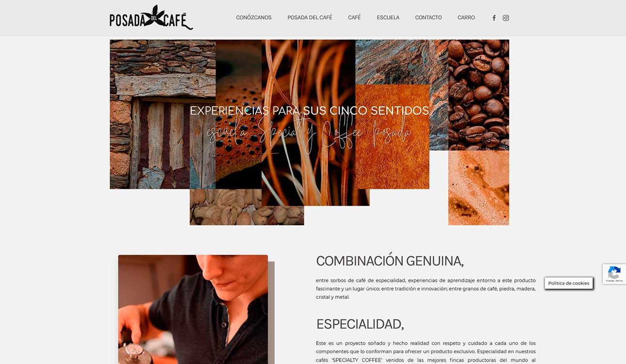Diseño de página web Cafecol