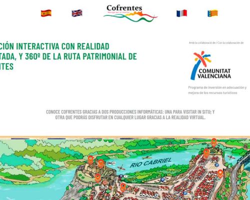 Página web Cofrentes Aplicación interactiva