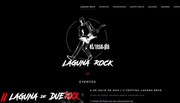 Página web Asociación de Laguna Rock