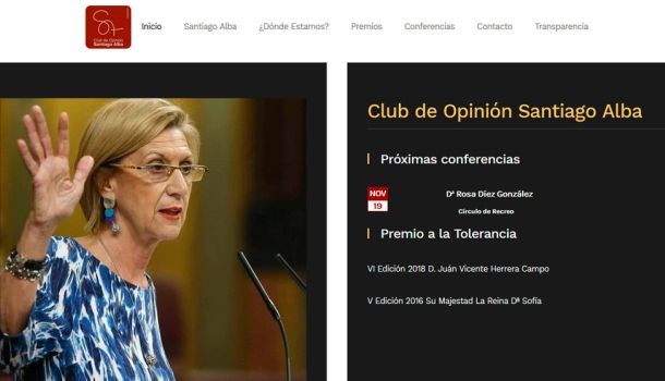 Página web Club de opinión de Santiago Alba
