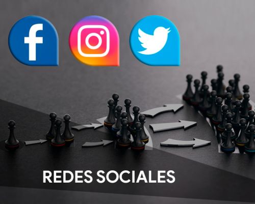 Redes sociales (Facebook, Instagram y Twitter)