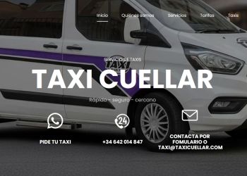 Servicio de taxi en Cuellar por TaxiCuéllar.com