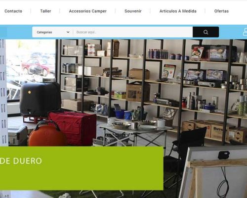 Tienda online Duero Camper en Laguna de Duero