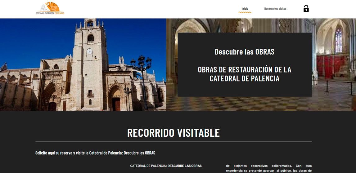 Diseño de la pagina web de restauración de la Catedral de Palencia