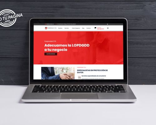 Pagina web Forprodat CYL