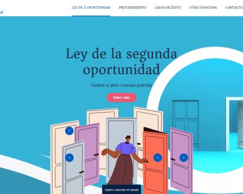 Página web para Ley de segunda oportunidad