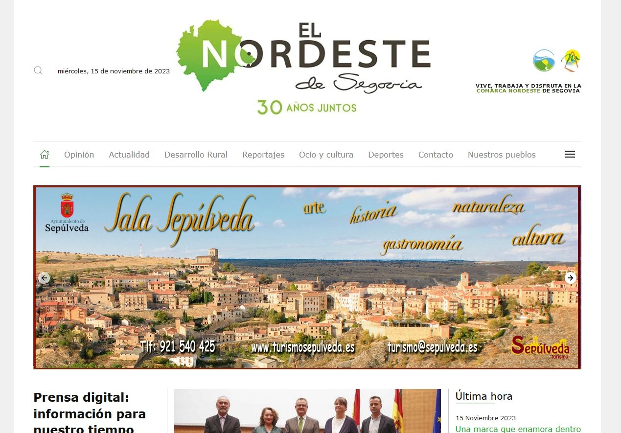 Periódico digital "El Nordeste de Segovia"