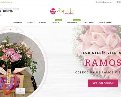 Floristería Viserchi en Arganzuela, Madrid tienda online