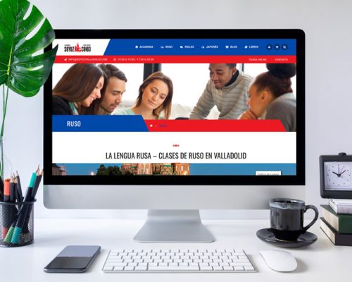 Página web Academia Soyuz Valladolid