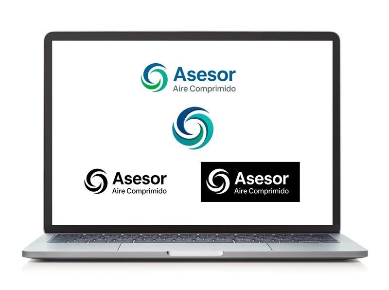 Diseño de marca y logotipo para Asesor Aire Comprimido