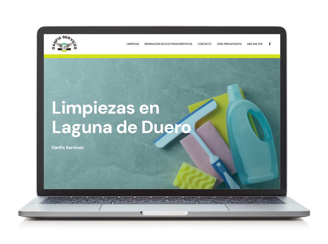 Landing page Danfix Services Laguna de Duero